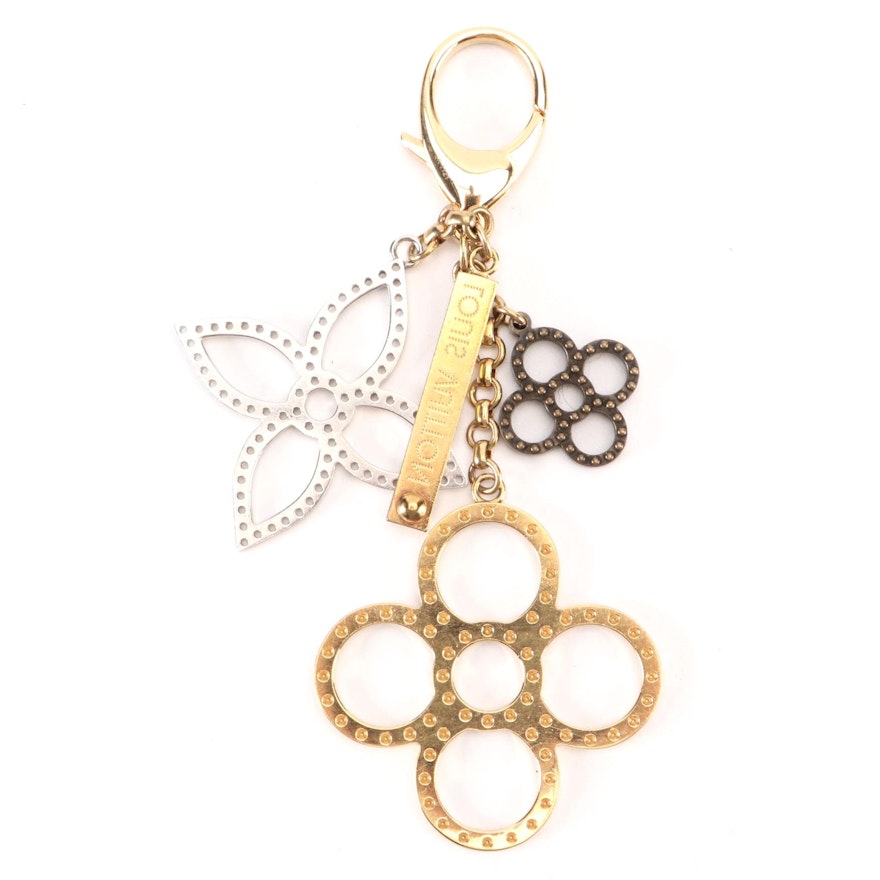 Louis Vuitton Tapage Bag Charm Keychain in Multicolor Metal