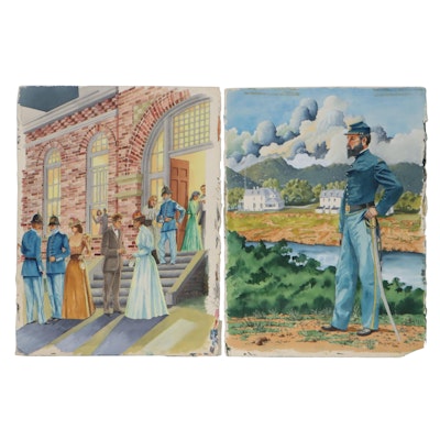 Bill Gregory Watercolor Illustrations of Civil War Era Scenes