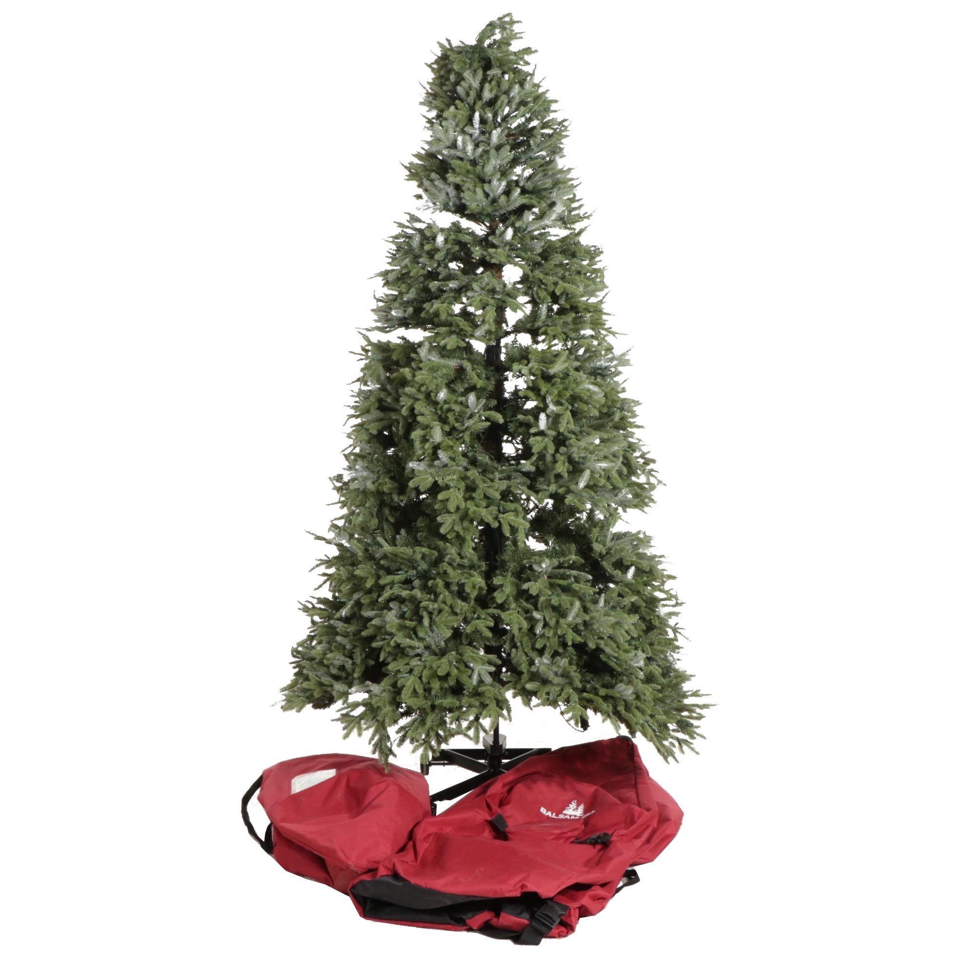 Balsam Hill Fraser Fir Narrow Flip Christmas Tree, 21st Century EBTH
