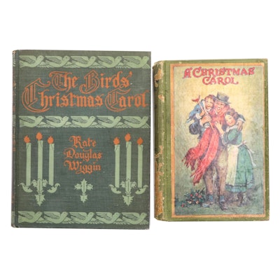 Illustrated "A Christmas Carol" and "The Birds' Christmas Carol," 1920s