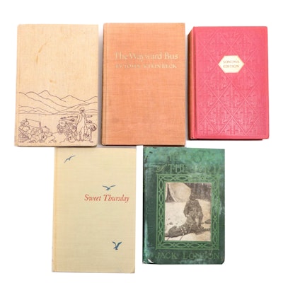 First Edition "The Grapes of Wrath" by John Steinbeck and More Books