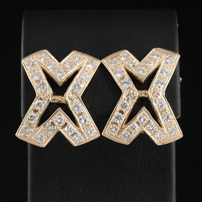14K 2.54 CTW Diamond Earrings