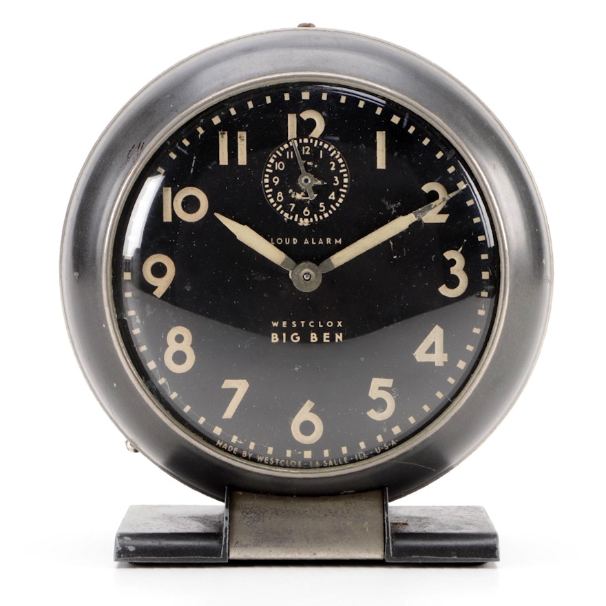 Westclox Big Ben Style 5 Loud Alarm Clock, Mid-20th Century