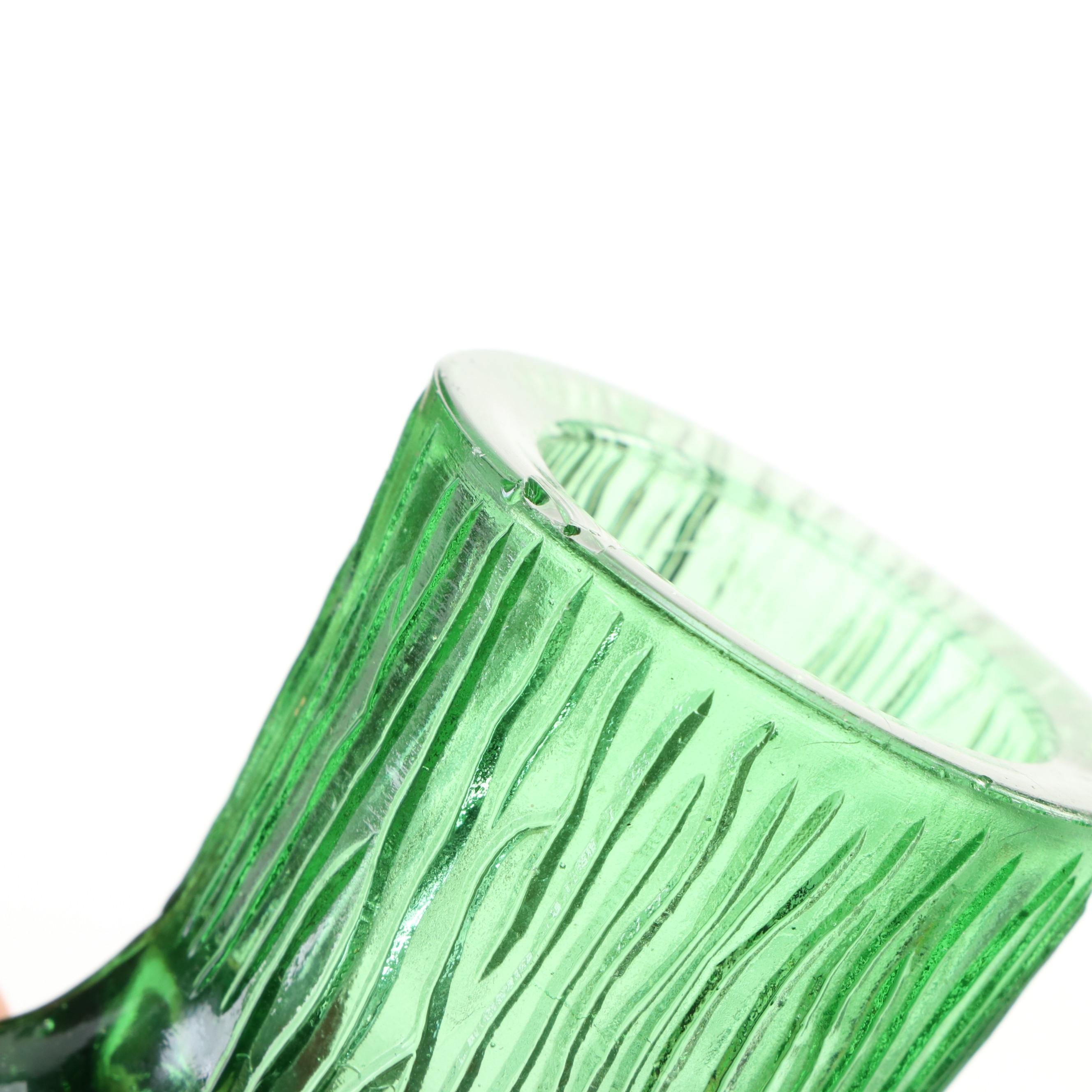 Green Glass American Eagle Decanters with CocaCola Tray EBTH