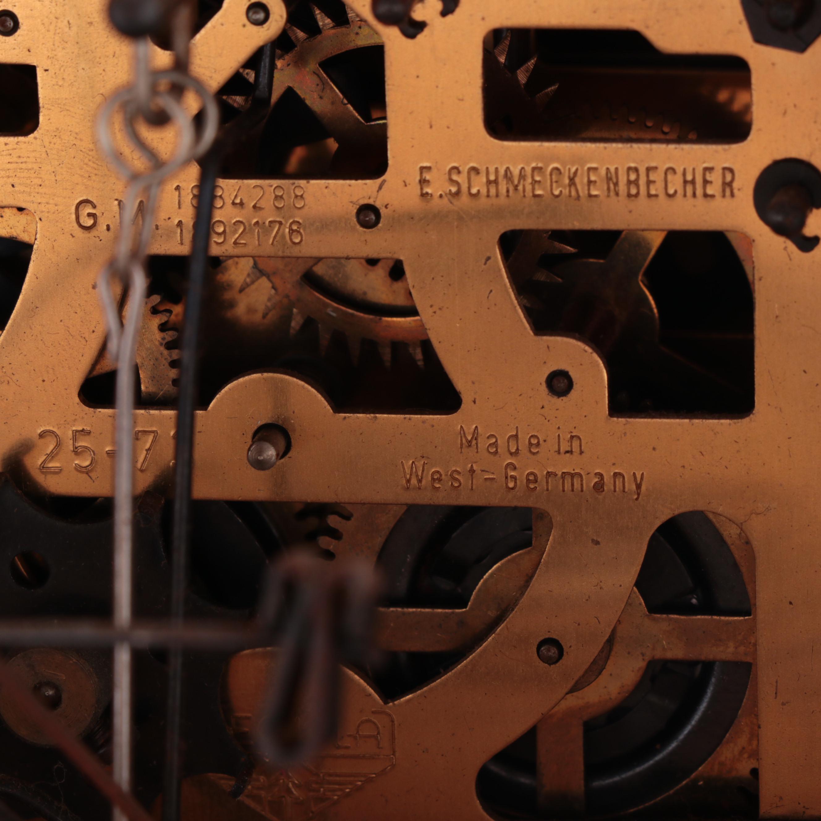 E. Schmeckenbecher Black Forest West German Cuckoo Clock, Late 20th