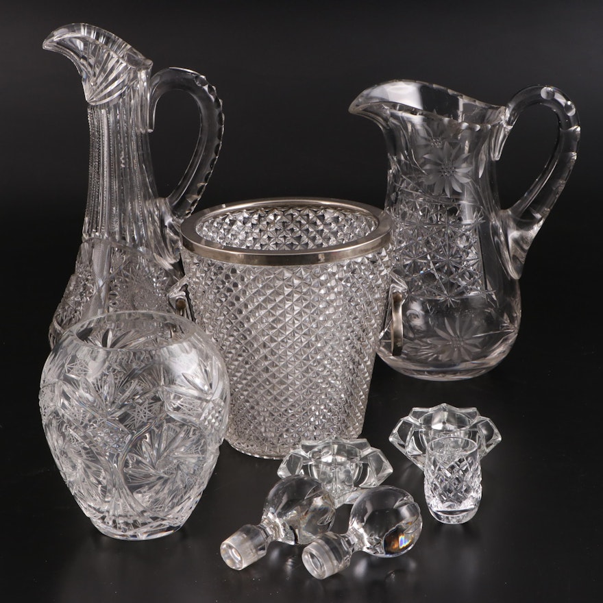 Waterford Crystal "Alana" Shot Glass with Other Cut Glass and Crystal Tableware