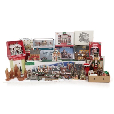 Department 56 and Other Christmas Table Decor