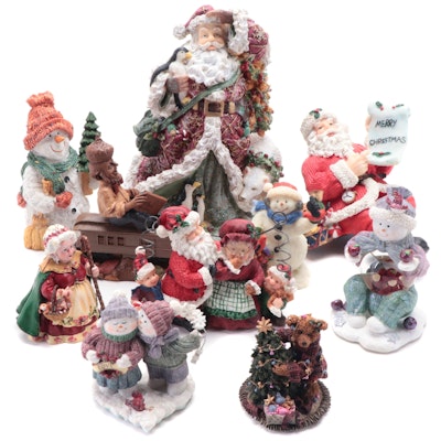 Boyd's Bears and Other Cast Resin Christmas Figurines