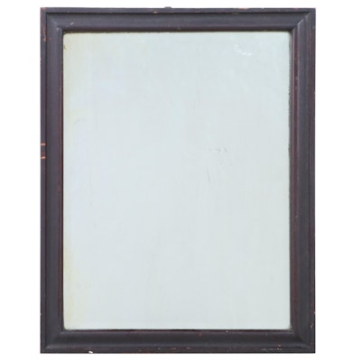 Victorian Style Painted Wood Frame Rectangular Wall Mirror