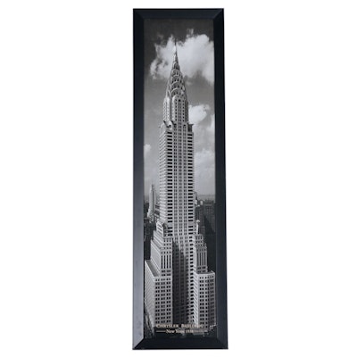 Offset Lithograph of Chrysler Building, Late 20th Century