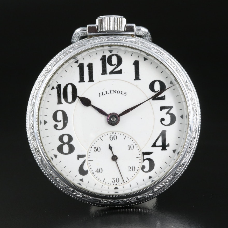 1923 Illinois Railroad Grade Bunn Special Pocket Watch