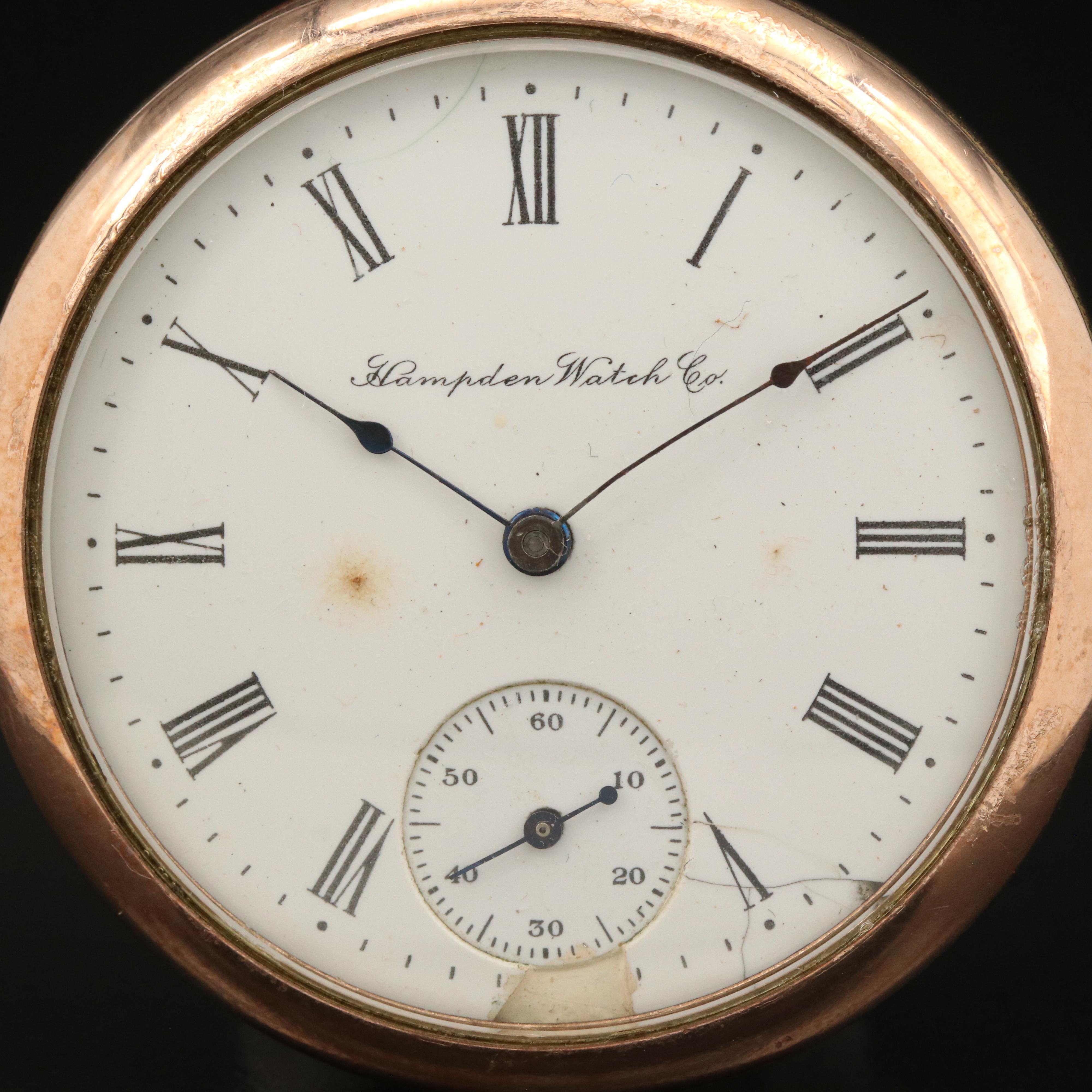 1903 Waltham and 1904 Hampden Pocket Watches EBTH
