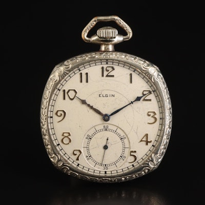 1925 Elgin Open Face Pocket Watch