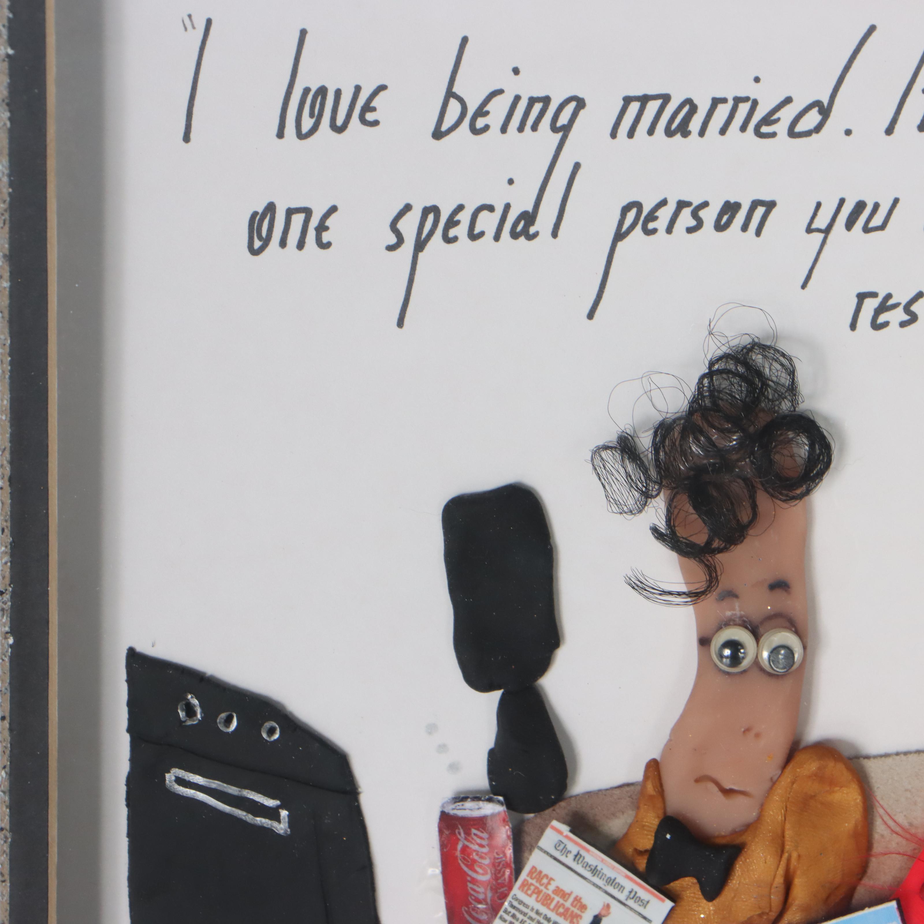 Michelle Mixed Media Polymer Clay Composition, 2005 EBTH