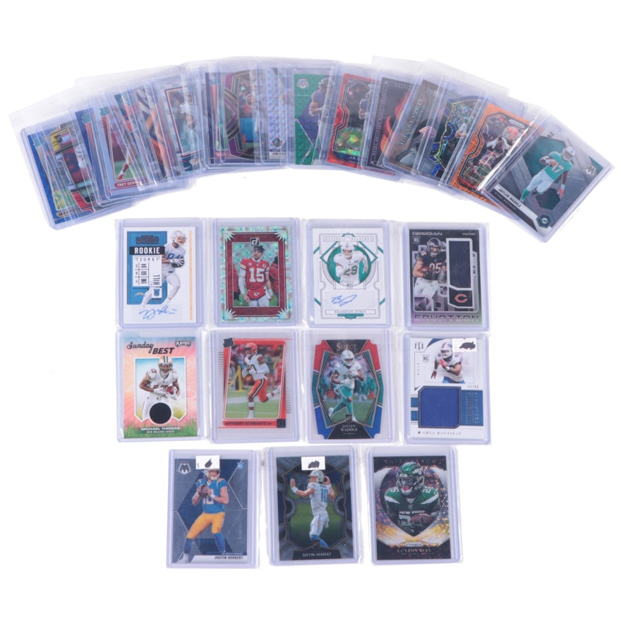Panini Football Cards with Mahomes, Signed, Relics, Rookies and More, 2020s