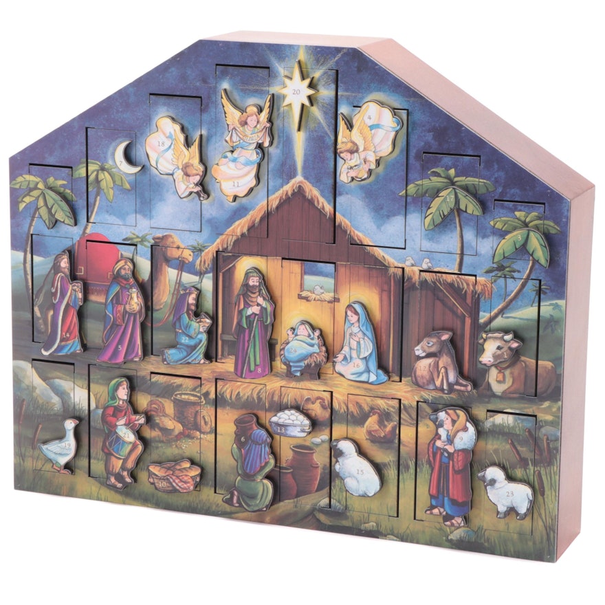 Traditions by Byers' Choice Limited Nativity Advent Calendar