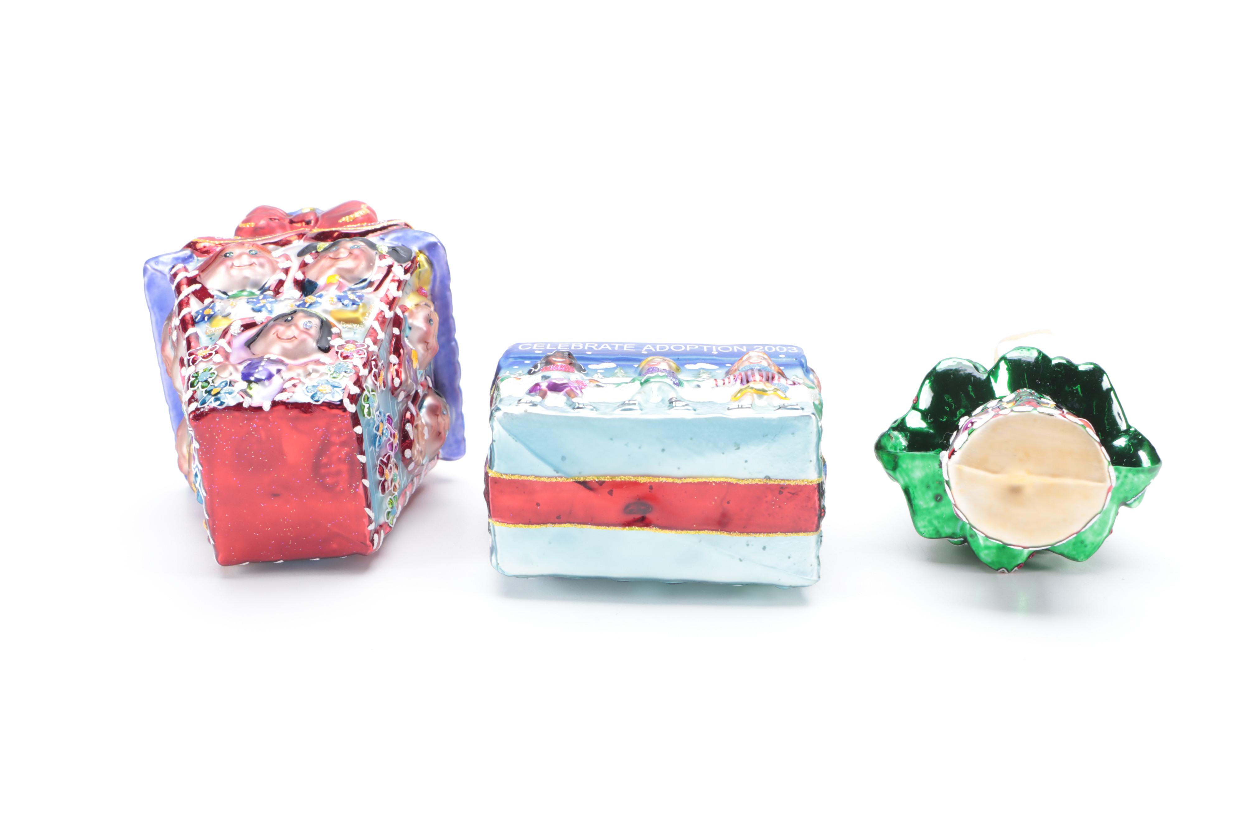Christopher Radko "Celebrate Adoption" Annual Ornaments with Ornament