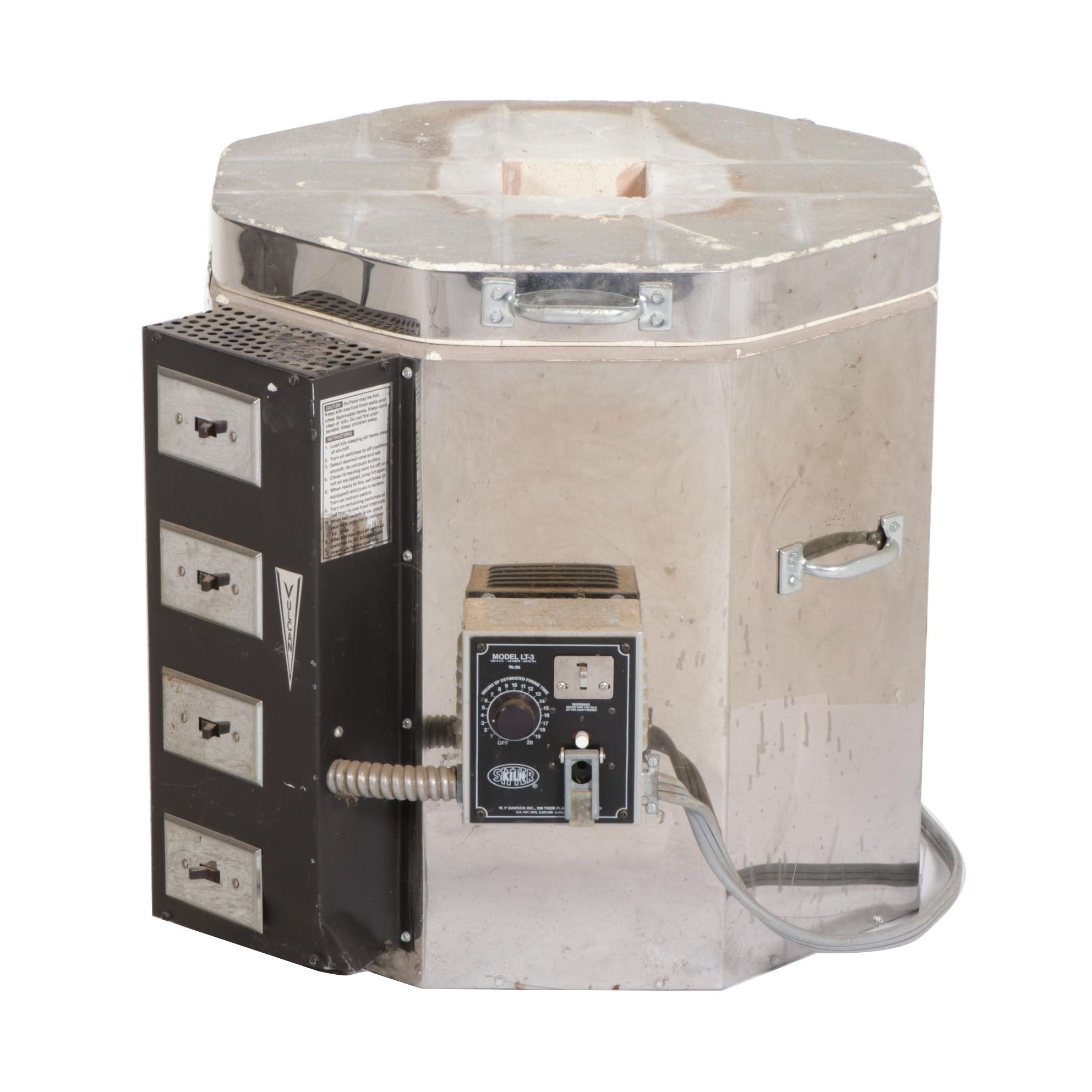 Vulcan Kilns Model 174F Kiln with Model LT3 Kiln Sitter Control EBTH