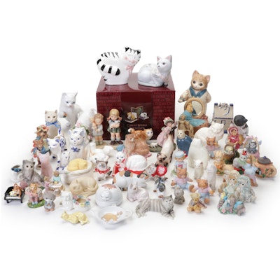 Cat Figurines, Bookends, and More Feat. Effanbee Doll Co. & Silver Deer's Ark