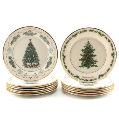 Lenox "Christmas Trees Around the World" Bone China Collector Plates, 1991–2003