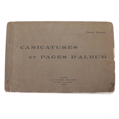 Limited Edition "Caricatures et Pages d'Album" by Paul Goute, 1925