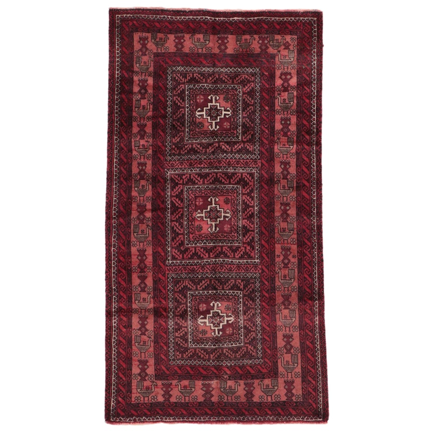 3'5 x 6'6 Hand-Knotted Persian Qashqai Area Rug