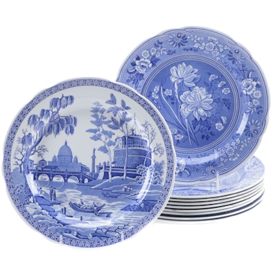 Spode "Blue Room Collection" Ceramic Dinner Plates
