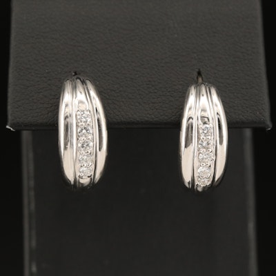 Platinum 0.41 CTW Diamond Earrings