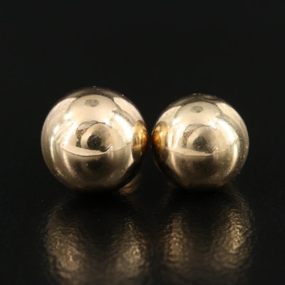 14K Ball Stud Earrings