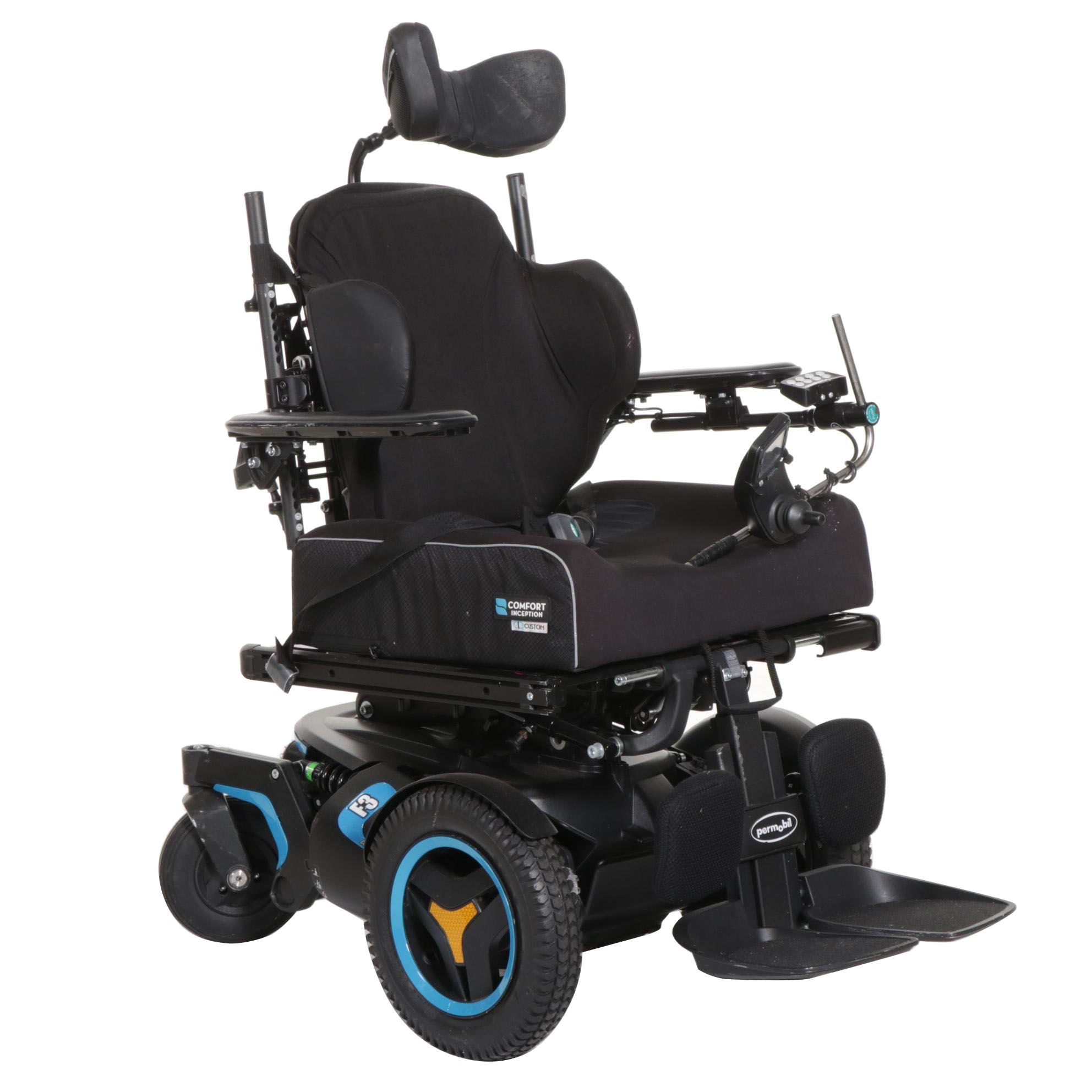 Permobil "F3 Corpus" Power Wheelchair With Comfort Inception Seat | EBTH