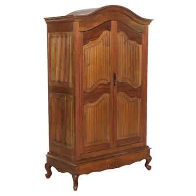 Baroque Style Guatemalan Hardwood Cabinet-on-Stand, Late 20th Century