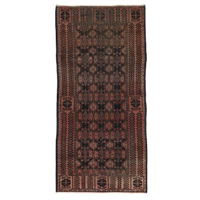 3'1 x 6'4 Hand-Knotted Persian Zanjan Rug, 1950s