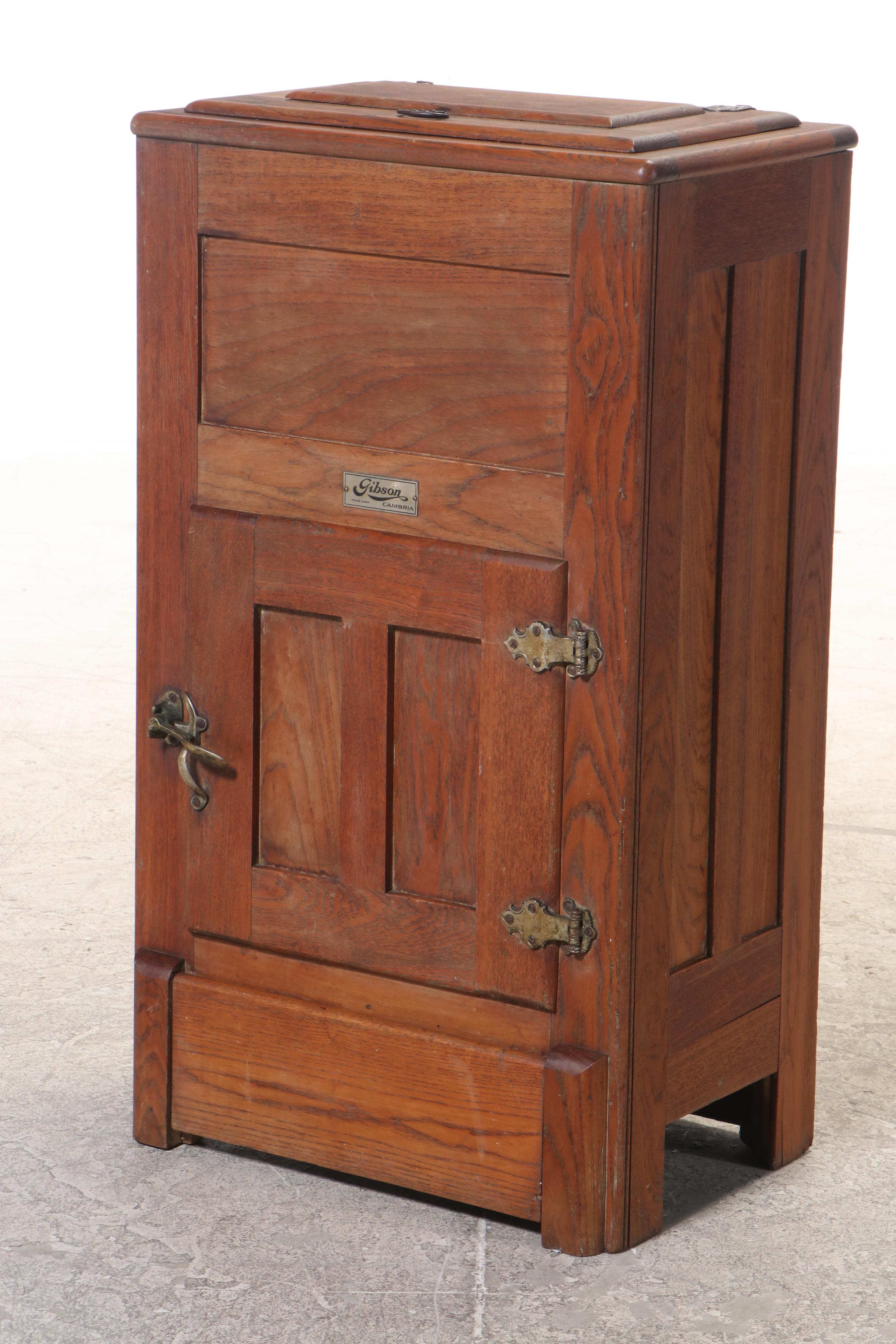 Gibson Cambria Oak Ice Box, Early 20th Century EBTH