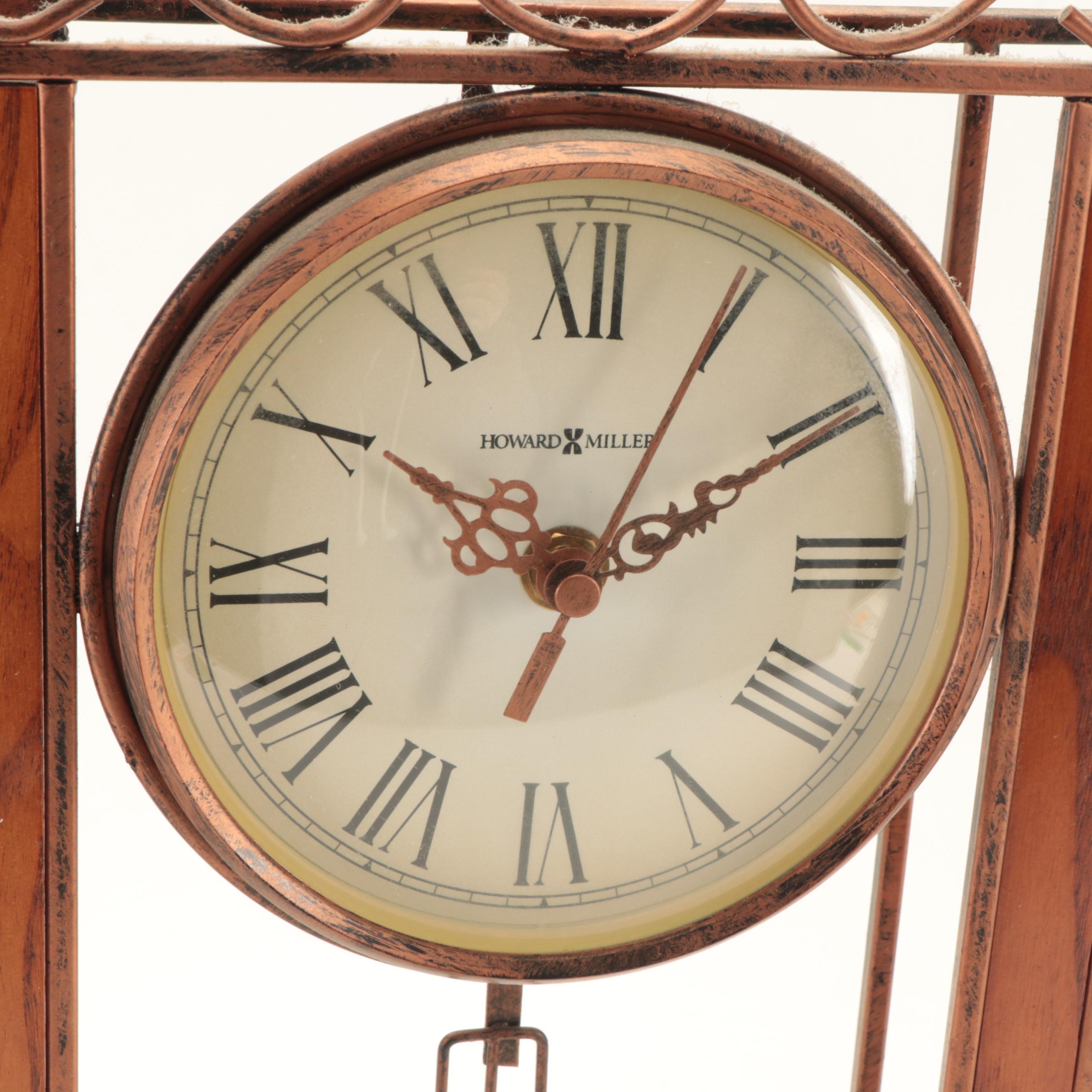 Howard Miller "Devahn" Wrought Iron Wall Clock EBTH