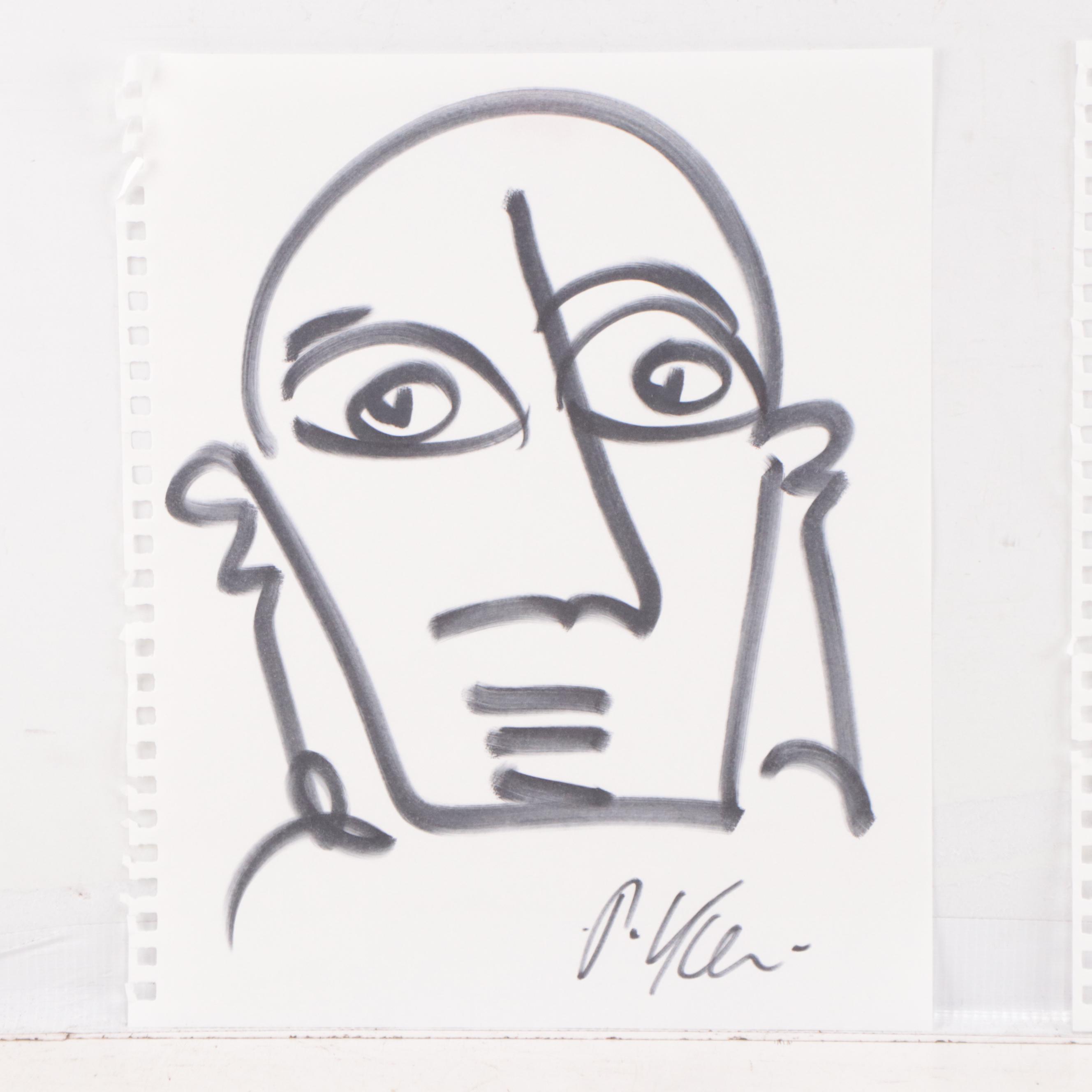 Peter Keil Ink Portraits | EBTH