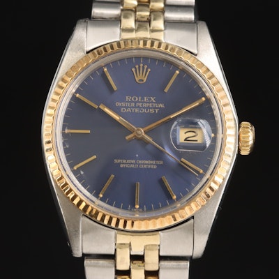 1977 Rolex Oyster Perpetual Datejust Wristwatch