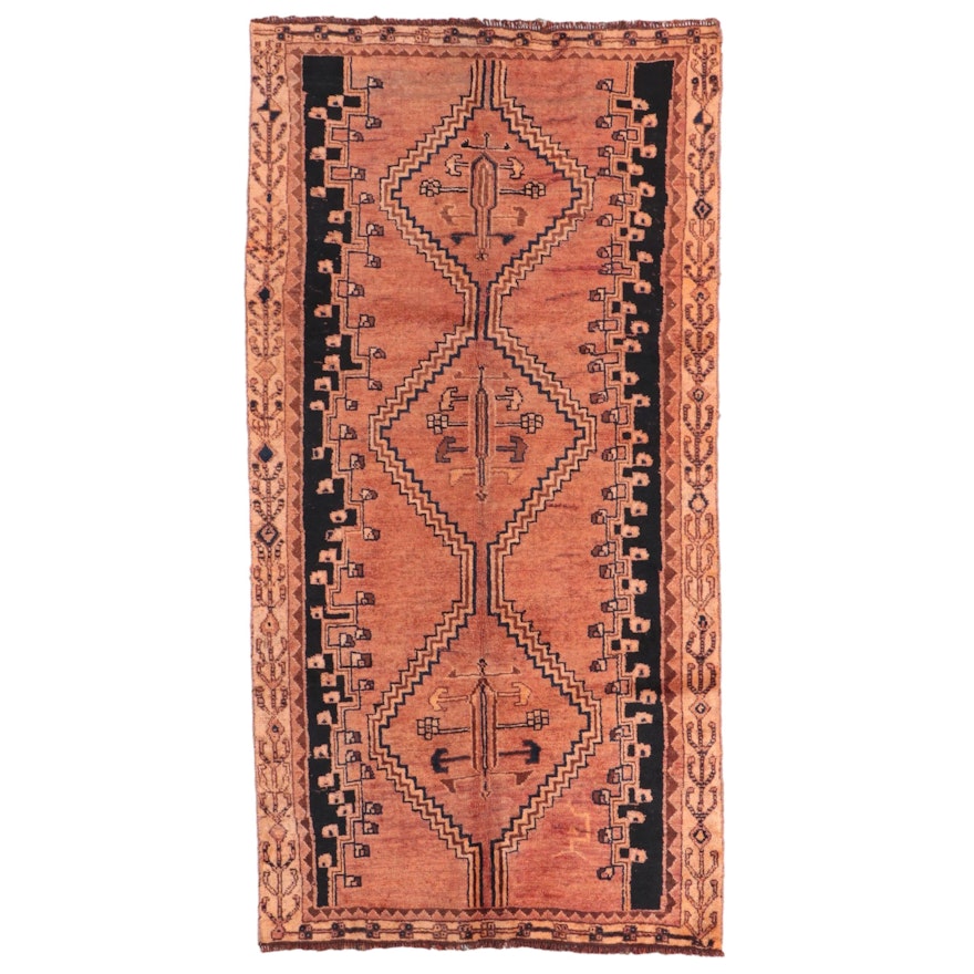 3'10 x 7'8 Hand-Knotted Persian Shiraz Area Rug