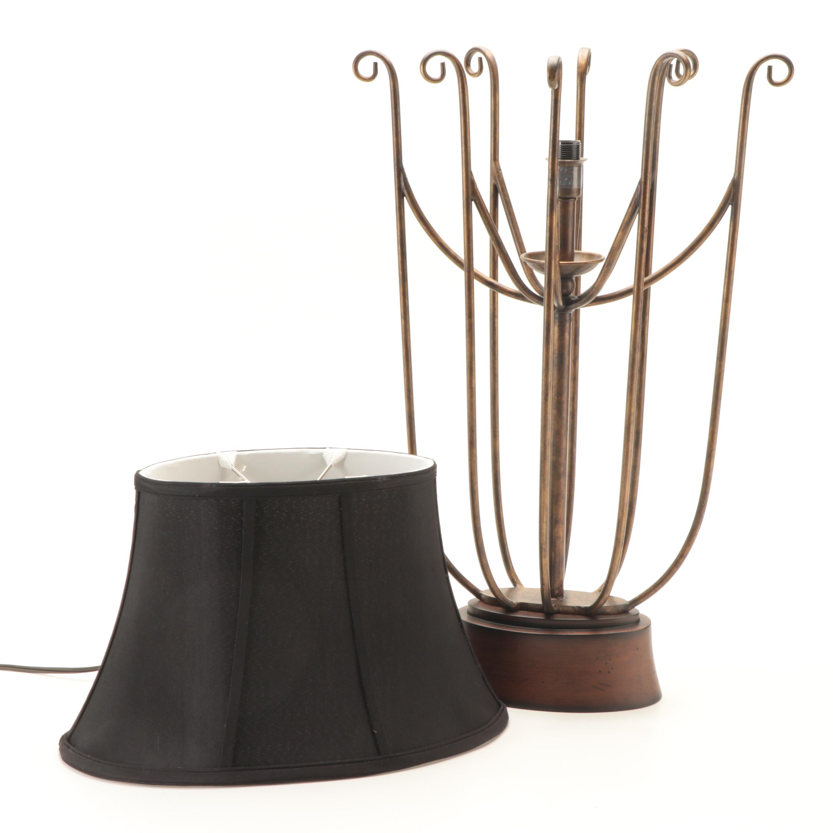 Cage Style Console Table Lamp EBTH
