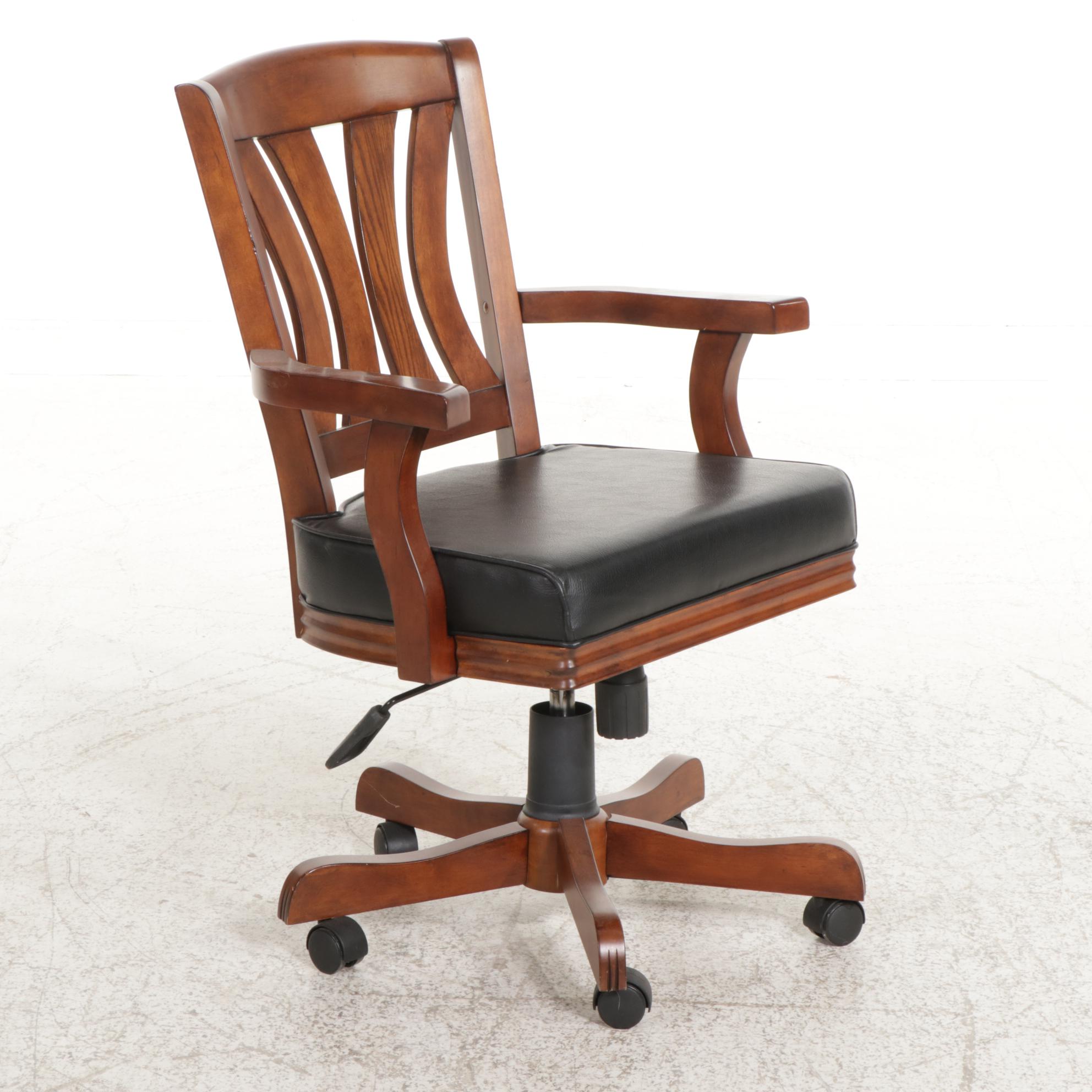 American Heritage Convertible Poker Table and Four Adjustable Rolling