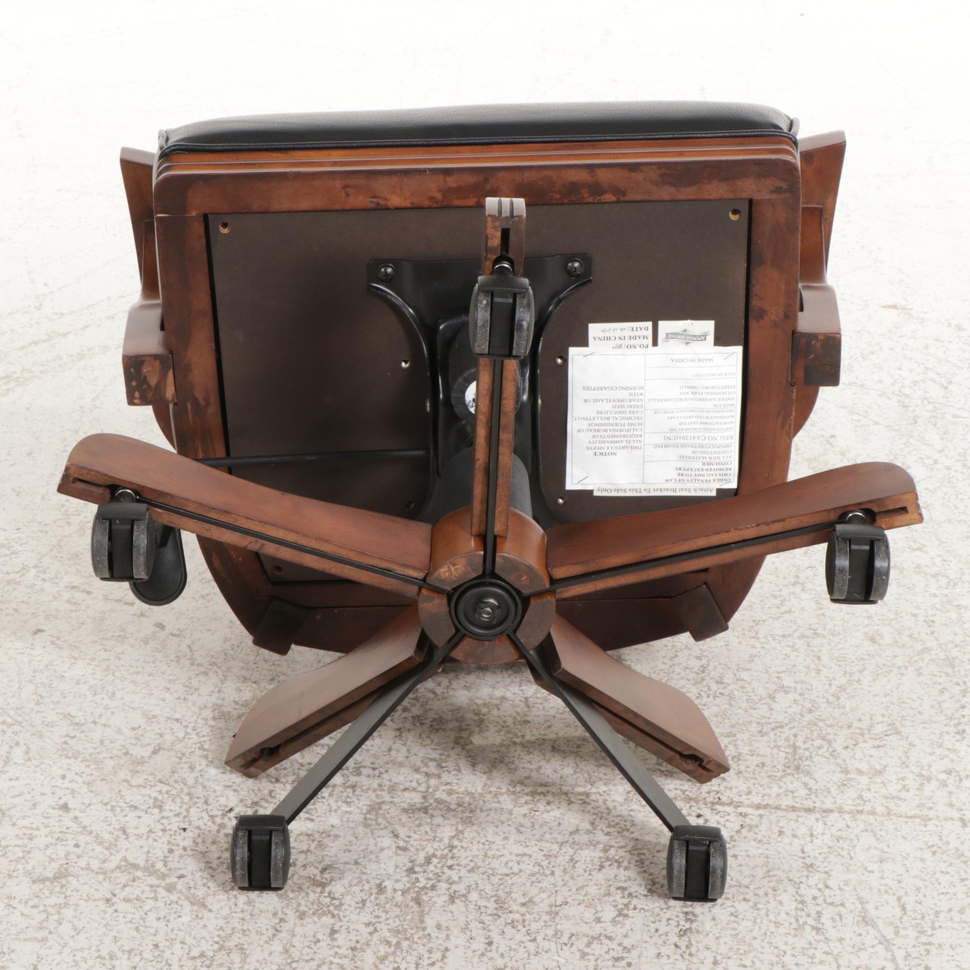 American Heritage Convertible Poker Table and Four Adjustable Rolling