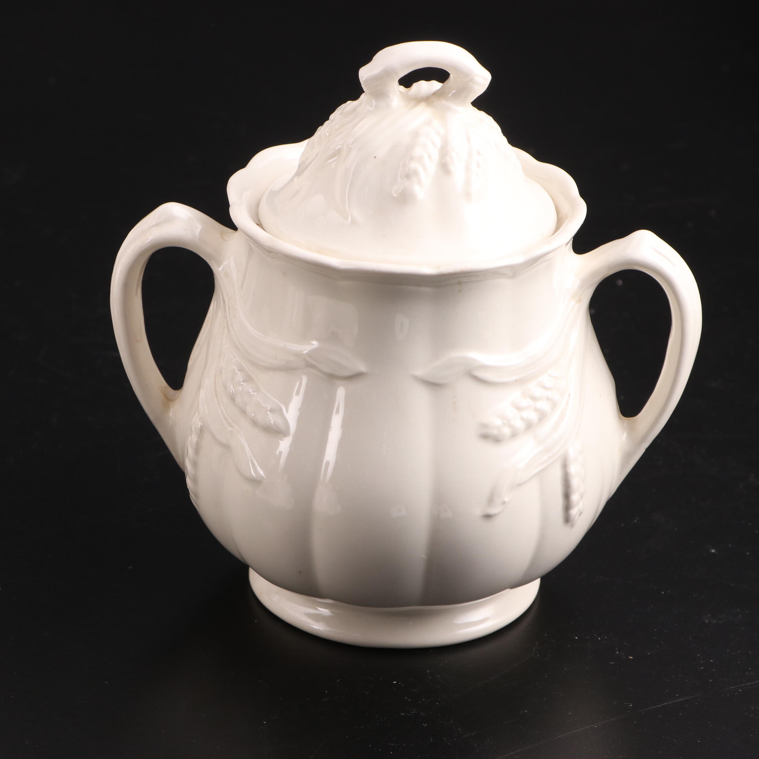 Royal Crownford Ironstone "Wheat" Dinnerware and Coffee Service EBTH