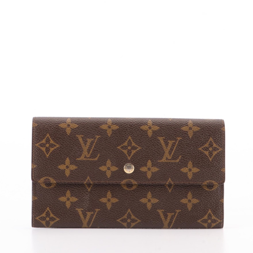 Louis Vuitton International Organizer Wallet in Monogram Canvas/Leather