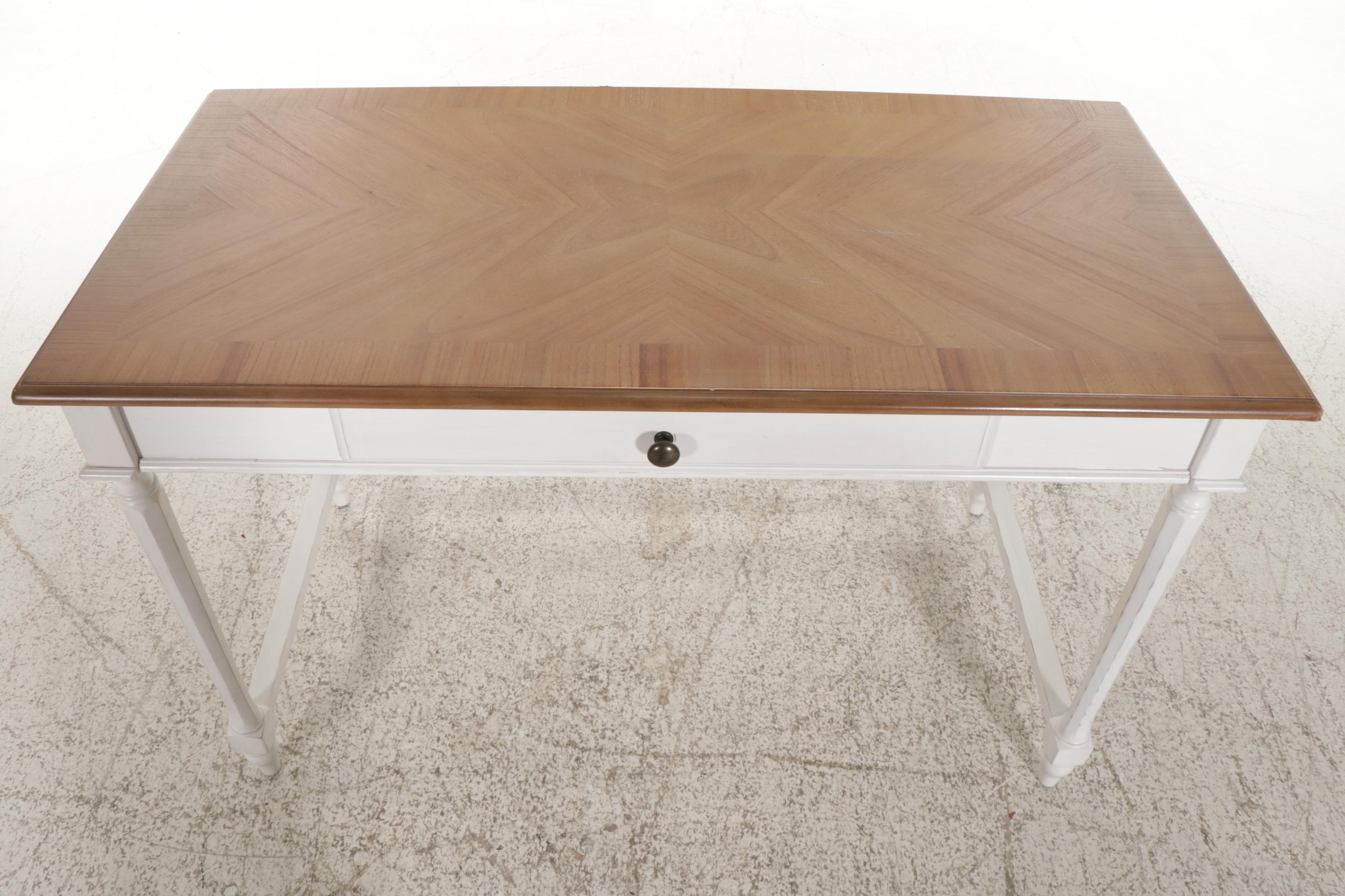 Office Star WhiteFinished "Medford" Writing Desk and Queen Anne Style