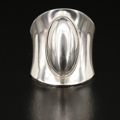 Niels Erik From Danish Modernist Sterling Ring
