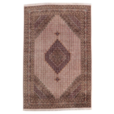 6'5 x 10'1 Hand-Knotted Persian Bijar Area Rug