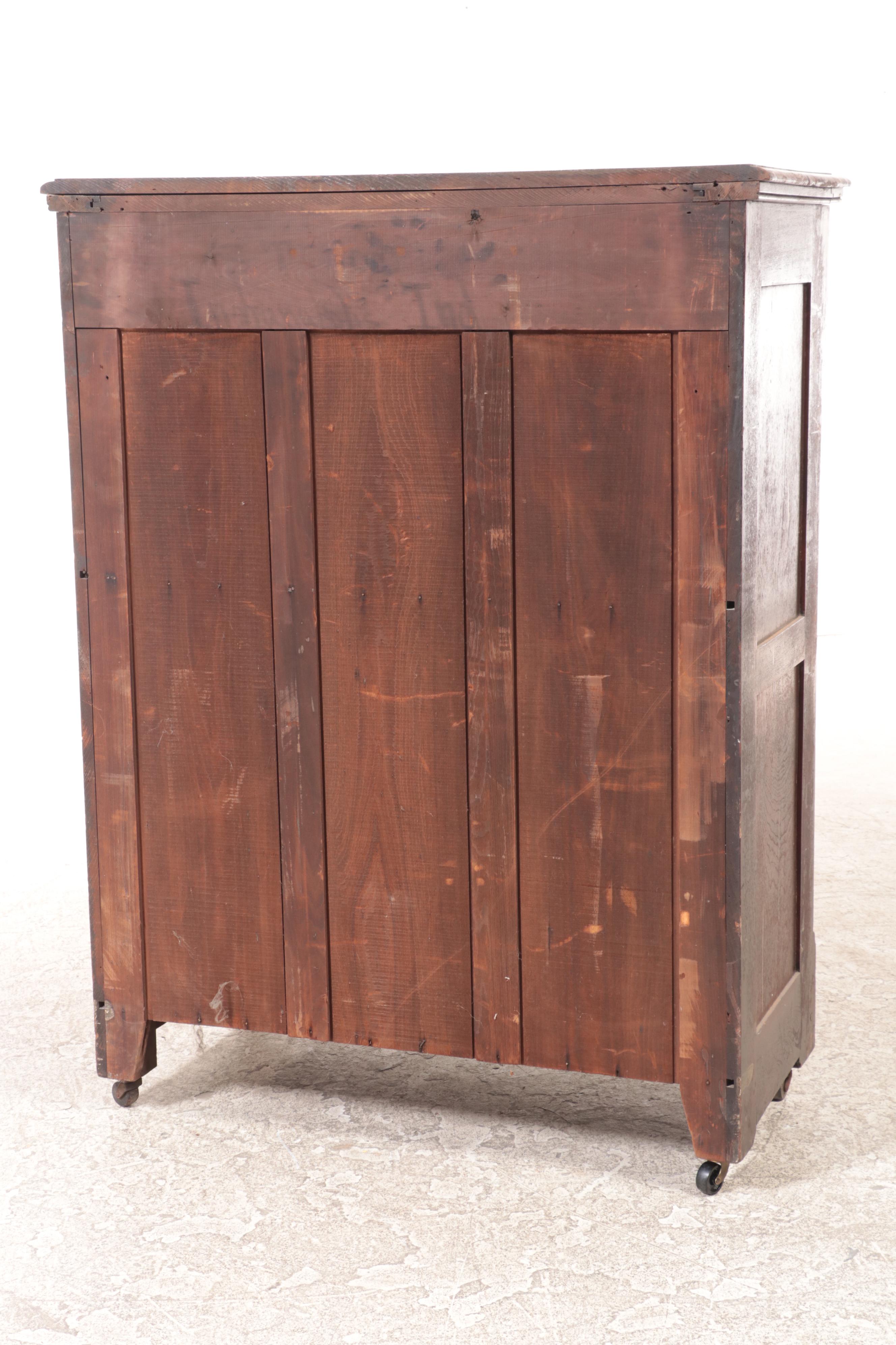 Victorian Walnut SevenDrawer Hat Box Chest, Late 19th Century EBTH