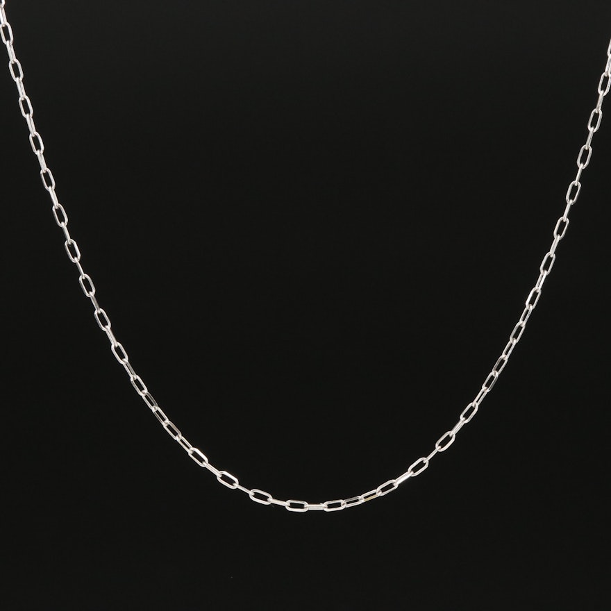 18K Italian Cable Chain Necklace