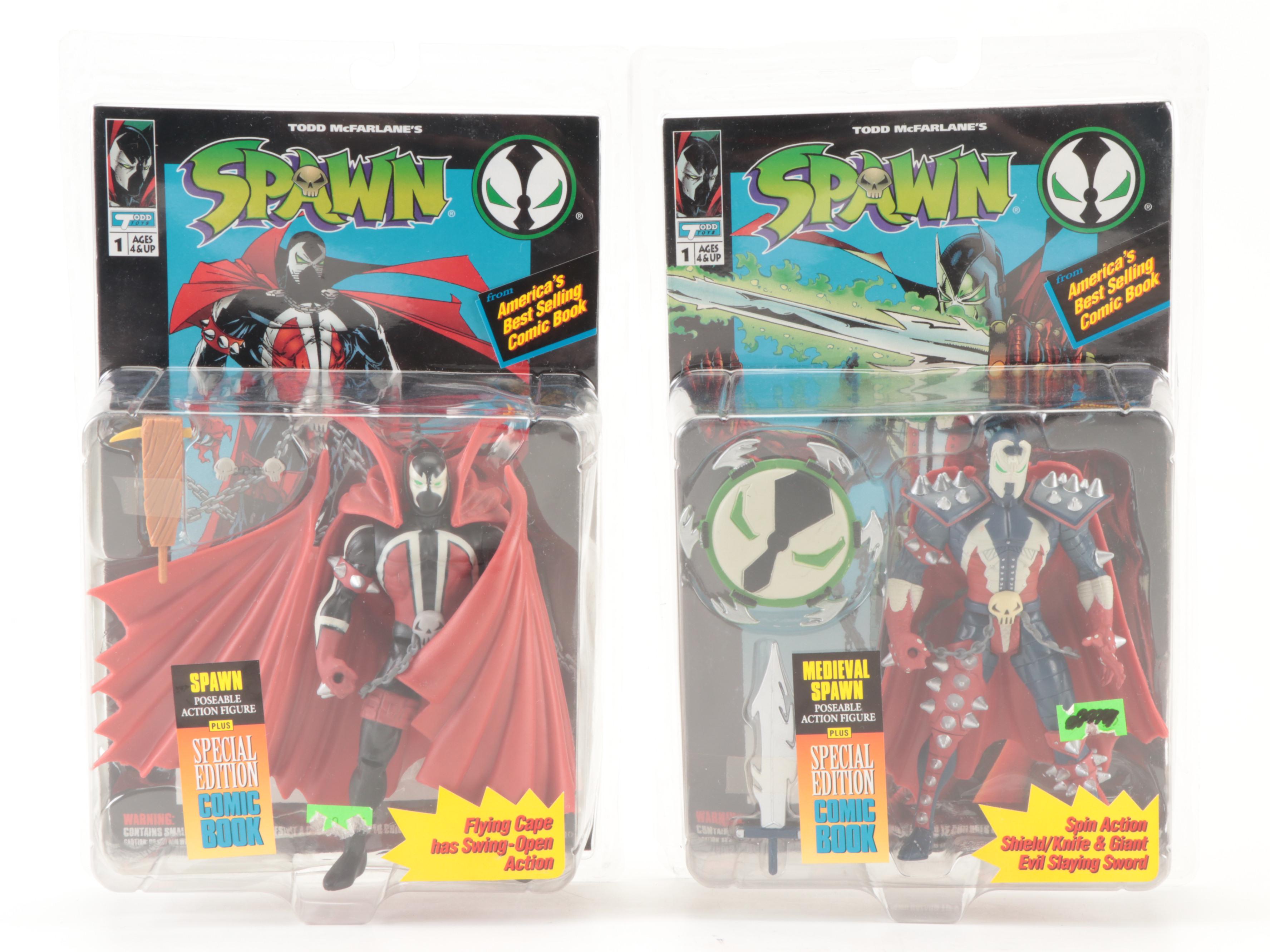 McFarlane Toys Spawn Series 1 Action Figures With Spawn, Overtkill And ...