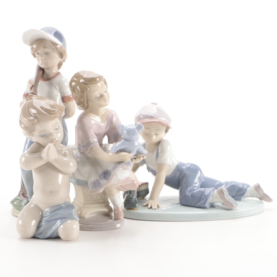 Lladró "All Aboard", "Can I Play?", "Best Friend" and More Porcelain Figurines