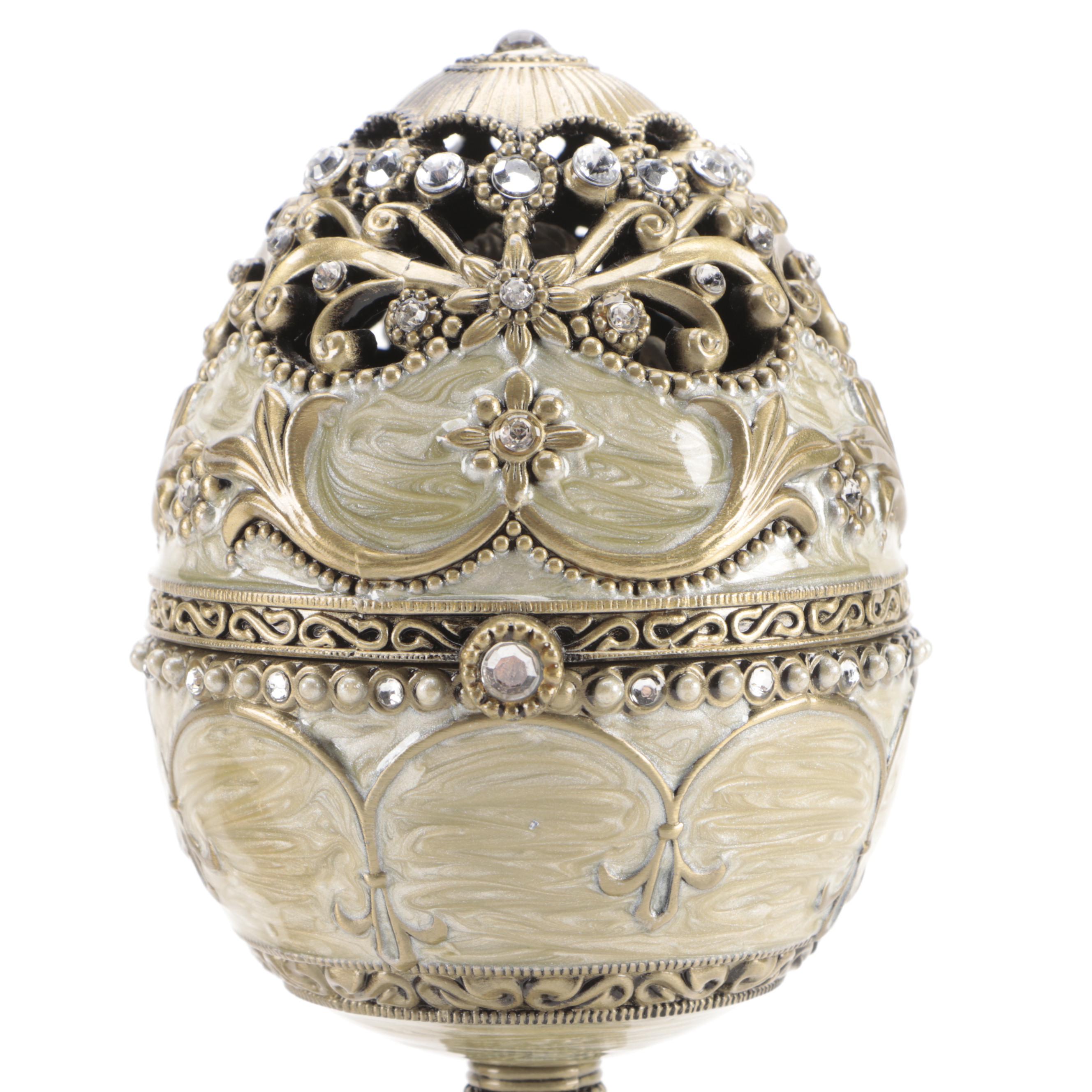 Ardleigh Elliott Nutcracker Music Box and Other Egg Music Box EBTH